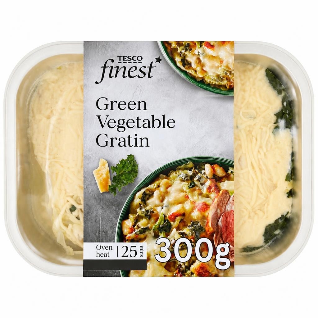 Tesco Finest Green Vegetable Gratin 300g