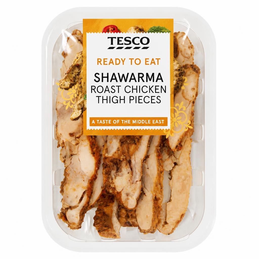 Tesco Shawarma Style Chicken Thigh Strips 180g