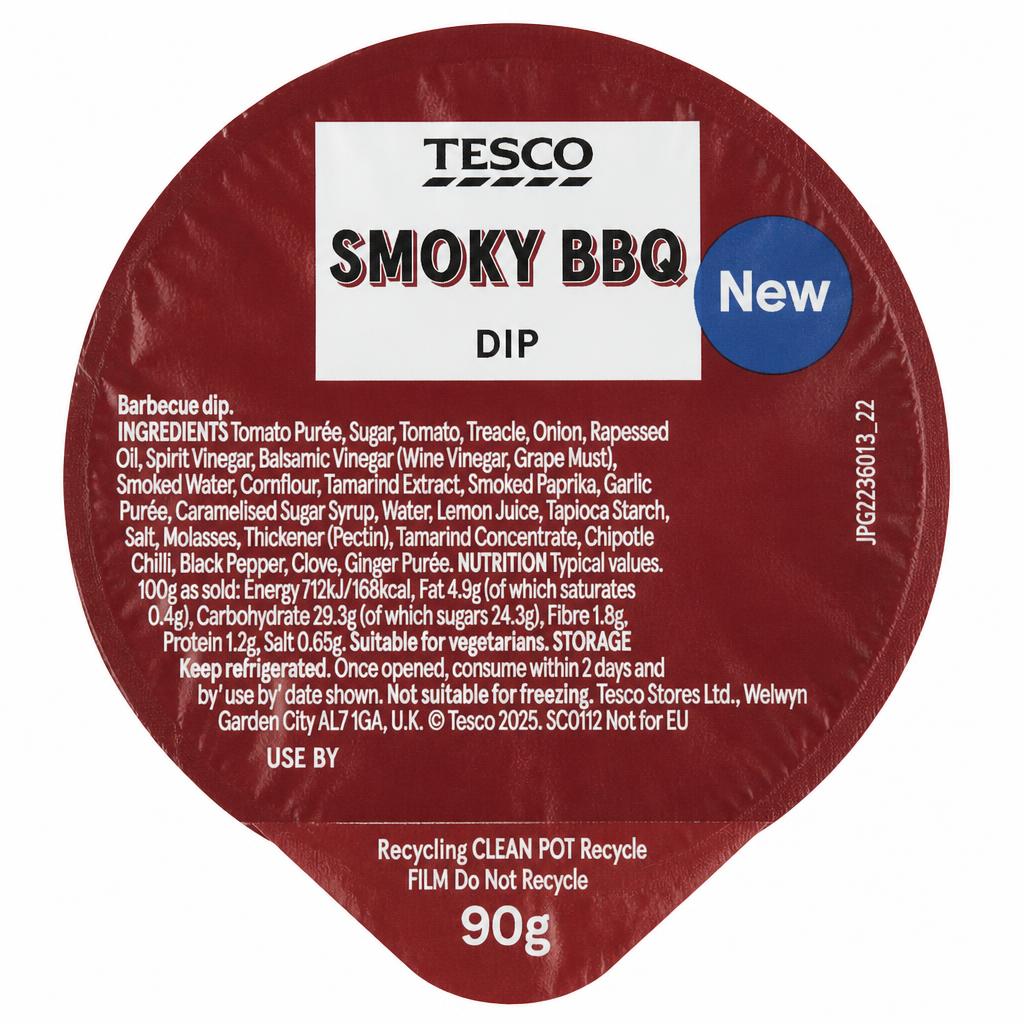 Tesco Smoky BBQ Dip 90g