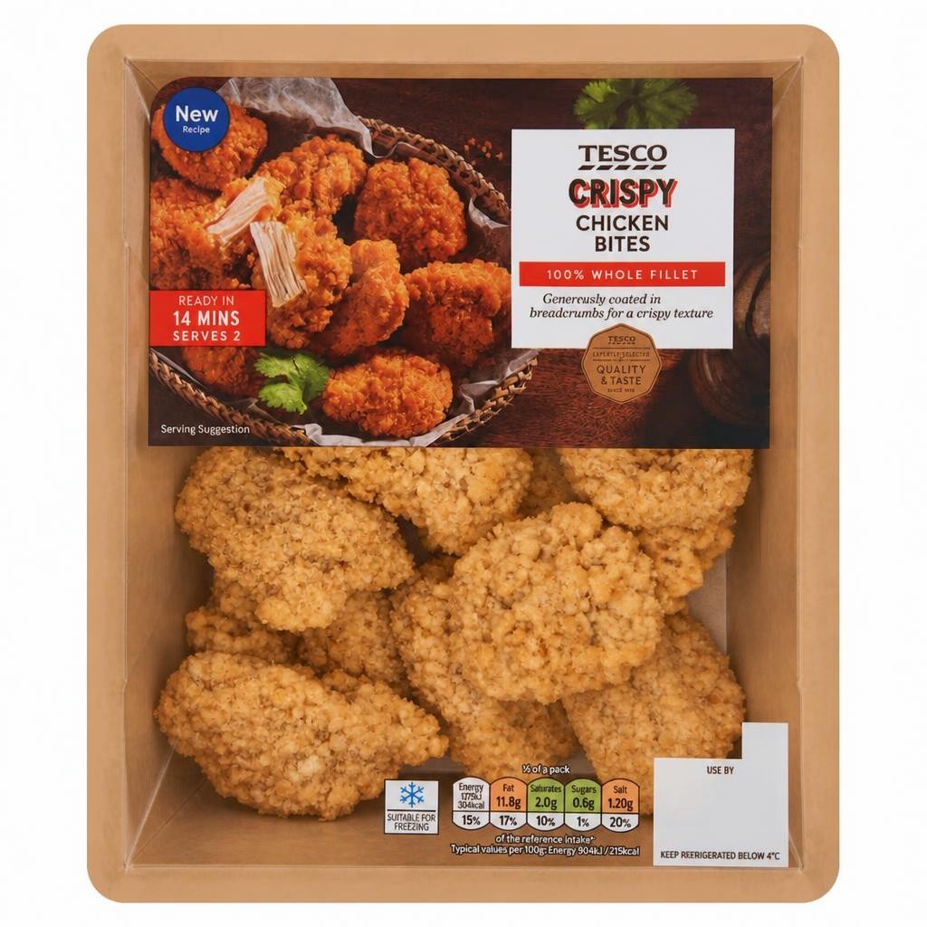 Tesco Crispy Chicken Bites 300g