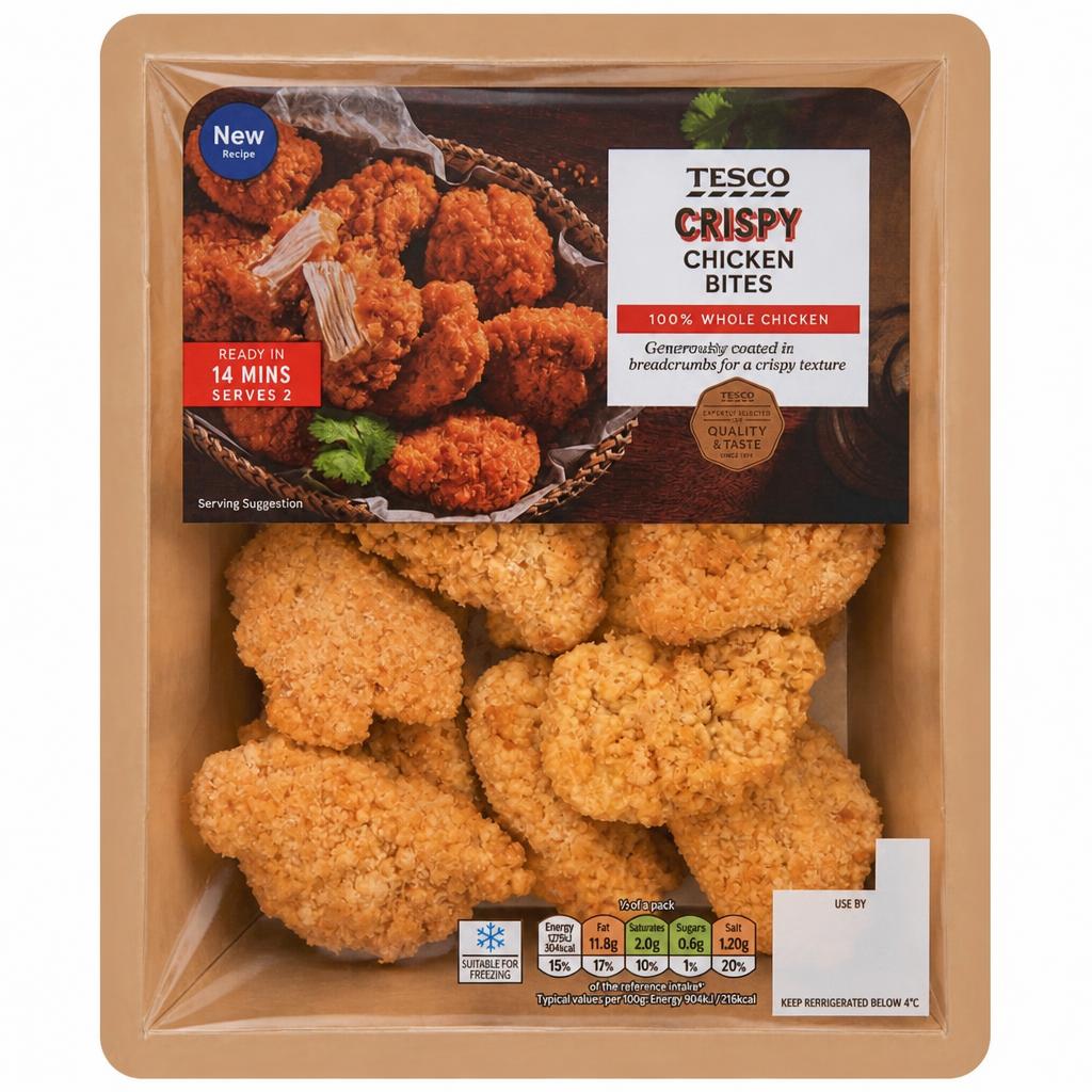 Tesco Crispy Chicken Bites 300g
