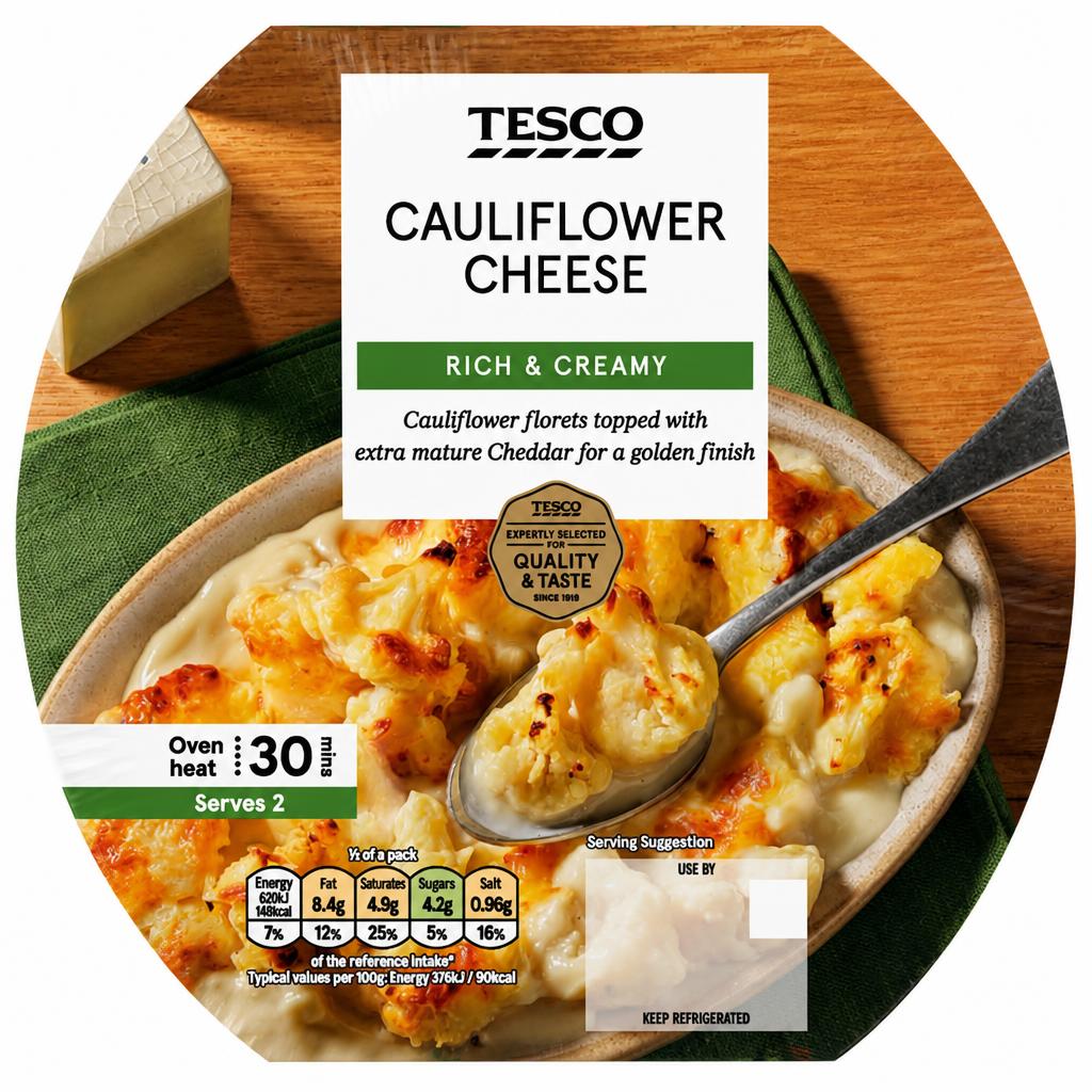 Tesco Cauliflower Cheese 350G