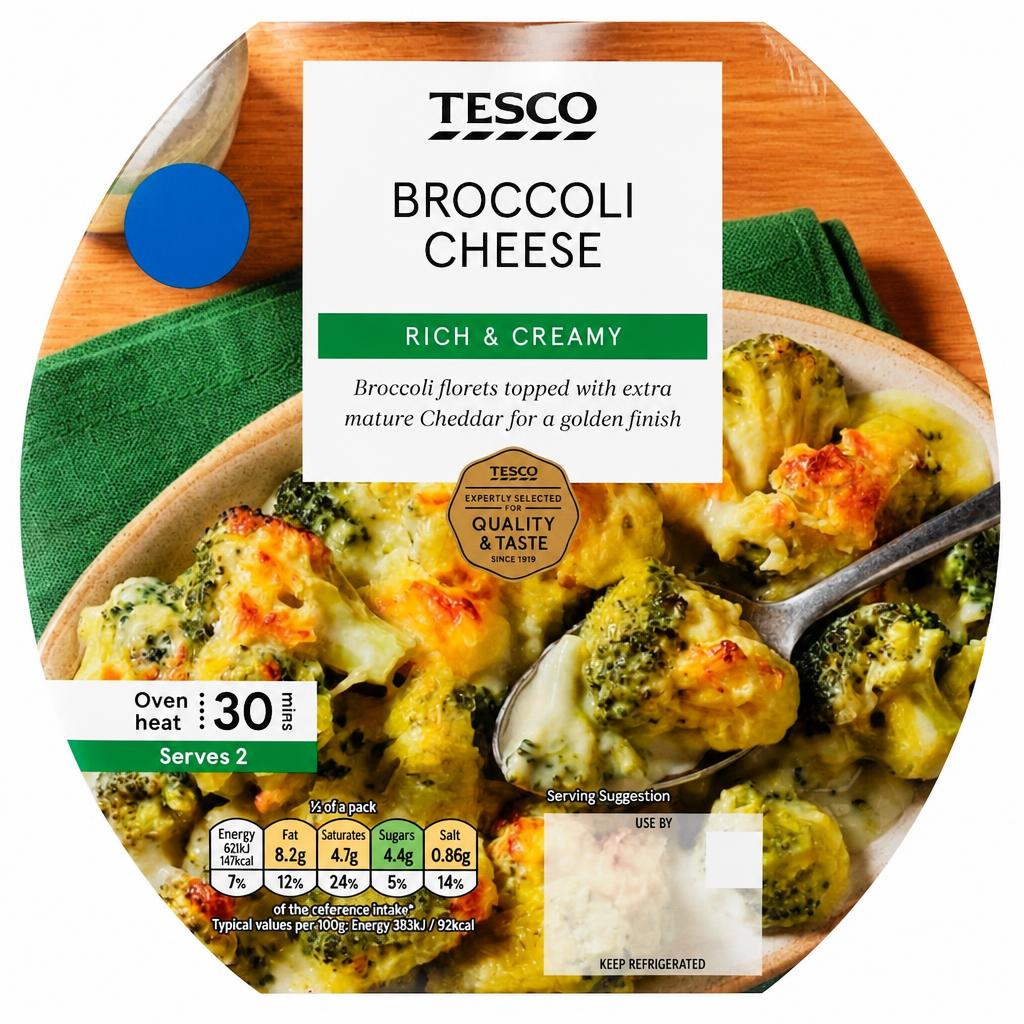 Tesco Broccoli Cheese 350G