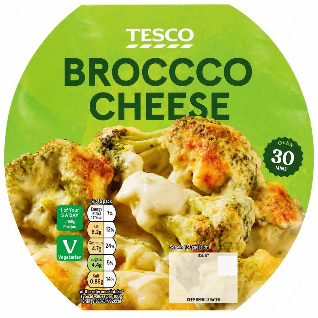 Tesco Broccoli Cheese 350G