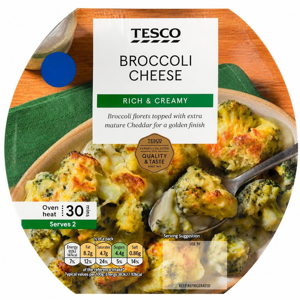 Tesco Broccoli Cheese 350G