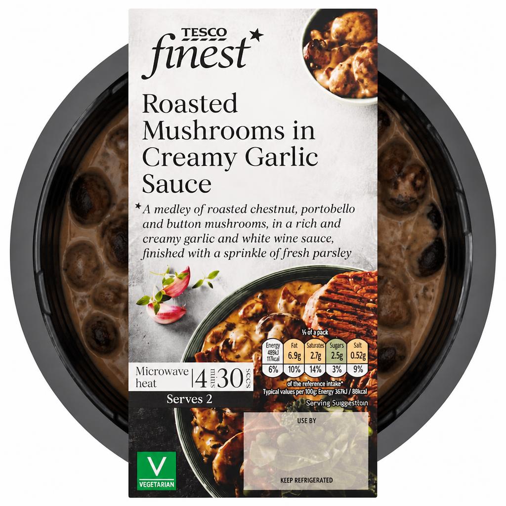 Tesco Finest Garlic Mushroom Medley 300g