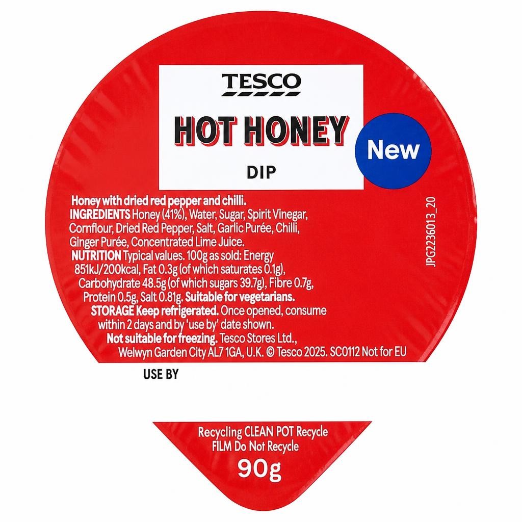 Tesco Hot Honey Dip 90g
