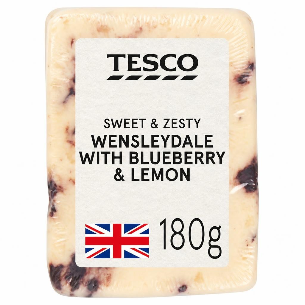 Tesco Wensleydale with Blueberry & Lemon 180g