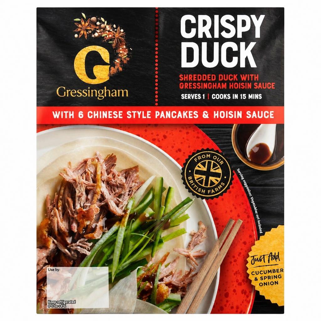 Gressingham Aromatic Shredded Duck 210g