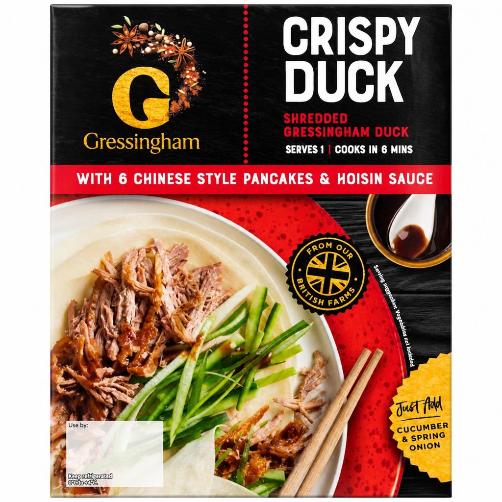 Gressingham Aromatic Shredded Duck 210g