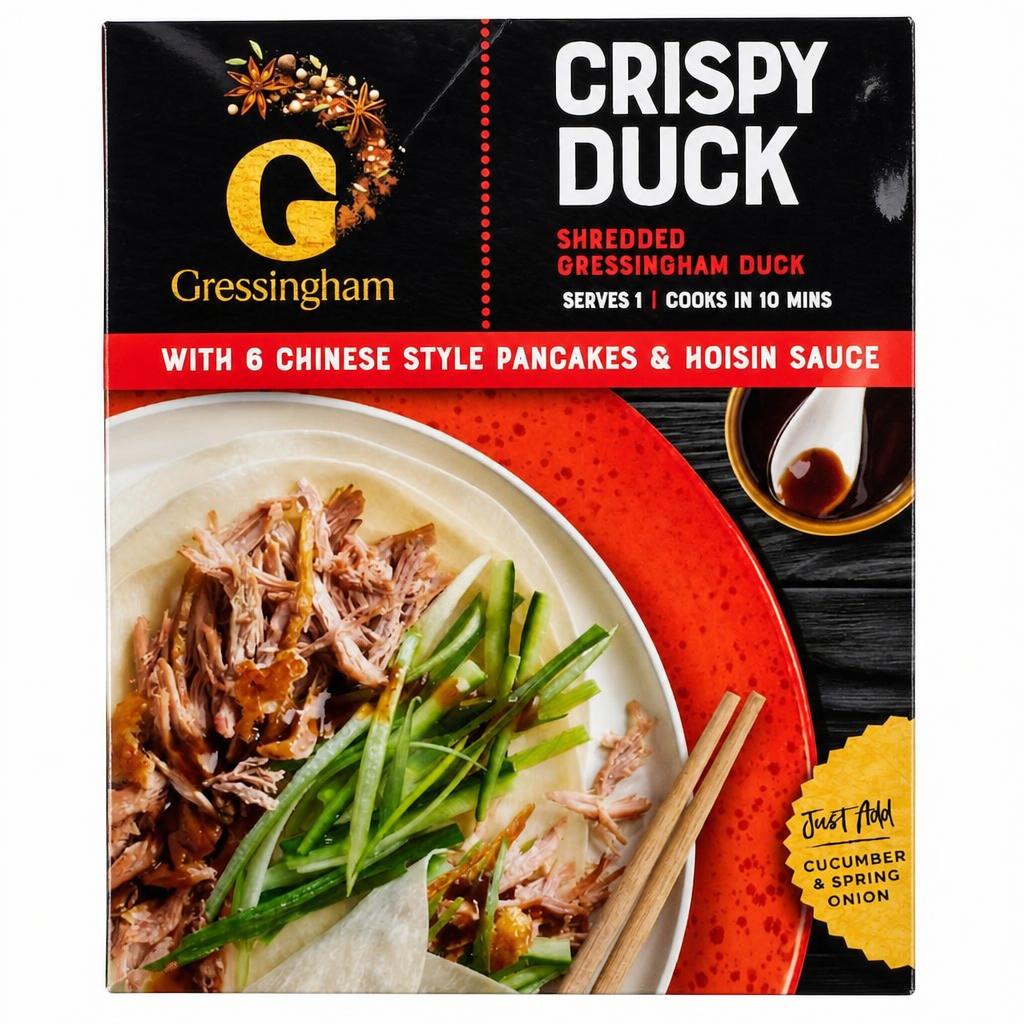 Gressingham Aromatic Shredded Duck 210g