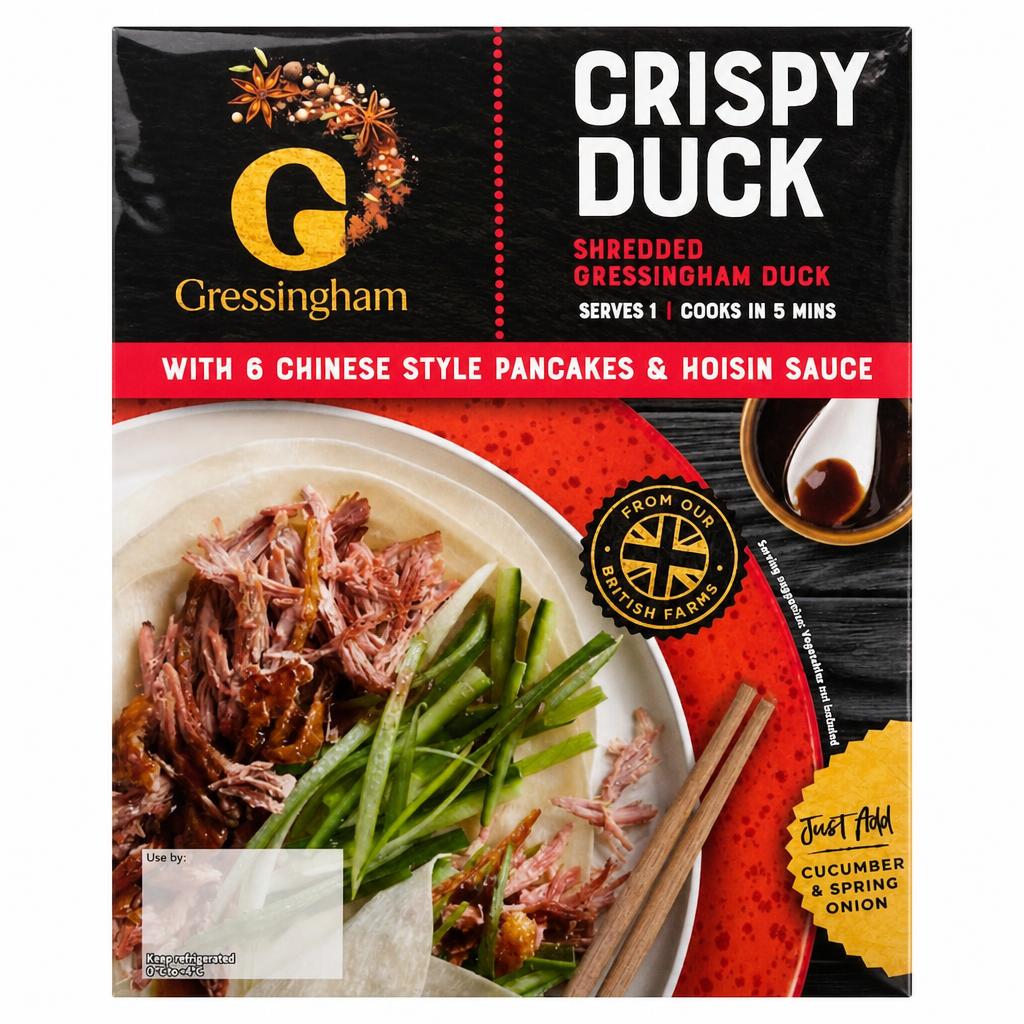Gressingham Aromatic Shredded Duck 210g
