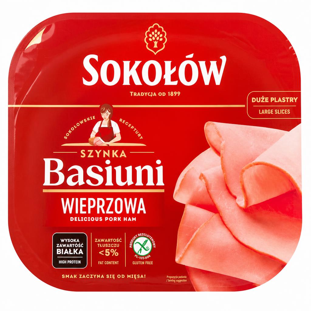Sokolow Grandma Smoked Ham Slice 140G