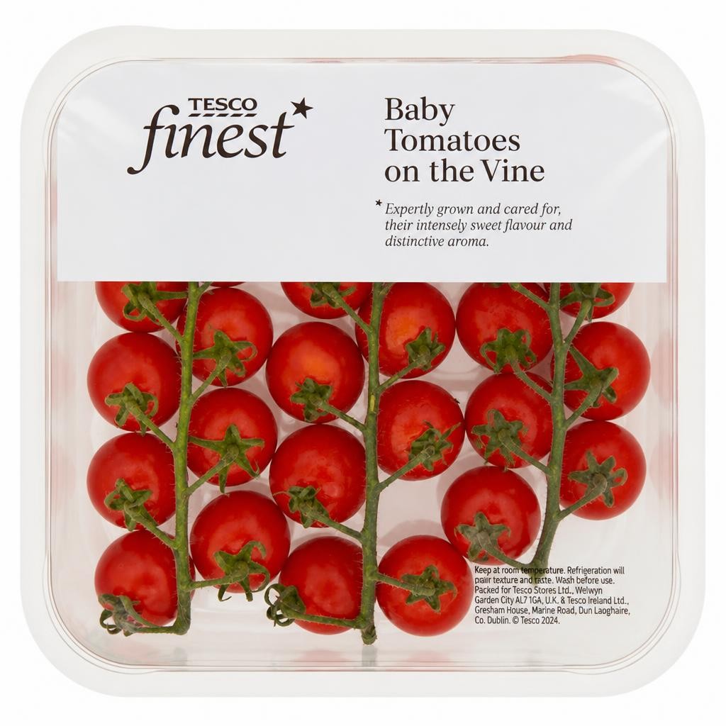 Tesco Finest Baby Tomatoes on the Vine 400g