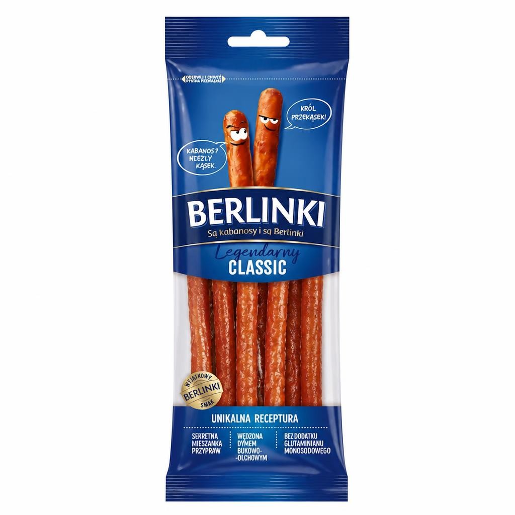 Berlinki Sq Kabanosy Classic 85g