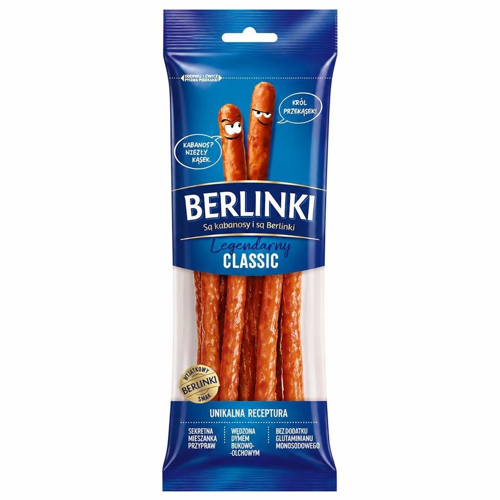 Berlinki Sq Kabanosy Classic 85g