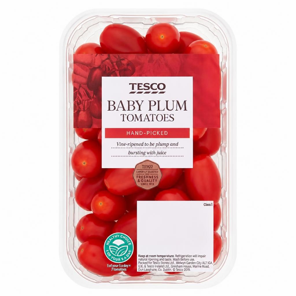 Tesco Baby Plum Tomatoes 300G