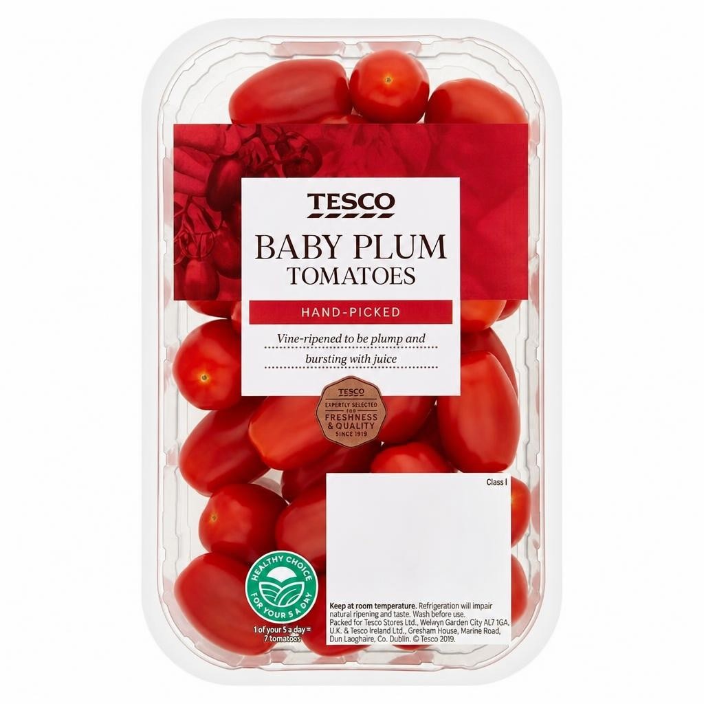 Tesco Baby Plum Tomatoes 300G