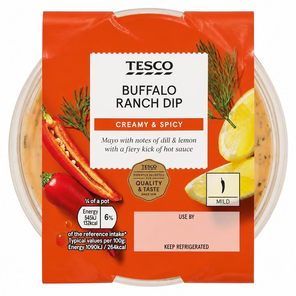 Tesco Buffalo Ranch Dip 200g