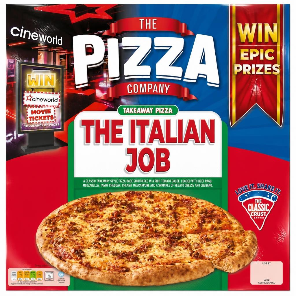 The Pizza Company The Italian Job Pizza 510g