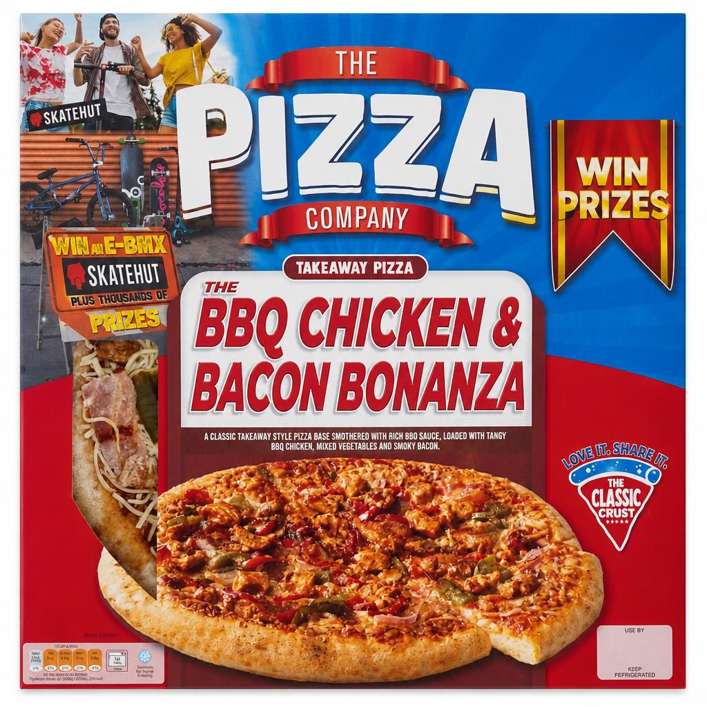 The Pizza Company Bbq Chicken & Bacon Bonanza 525G