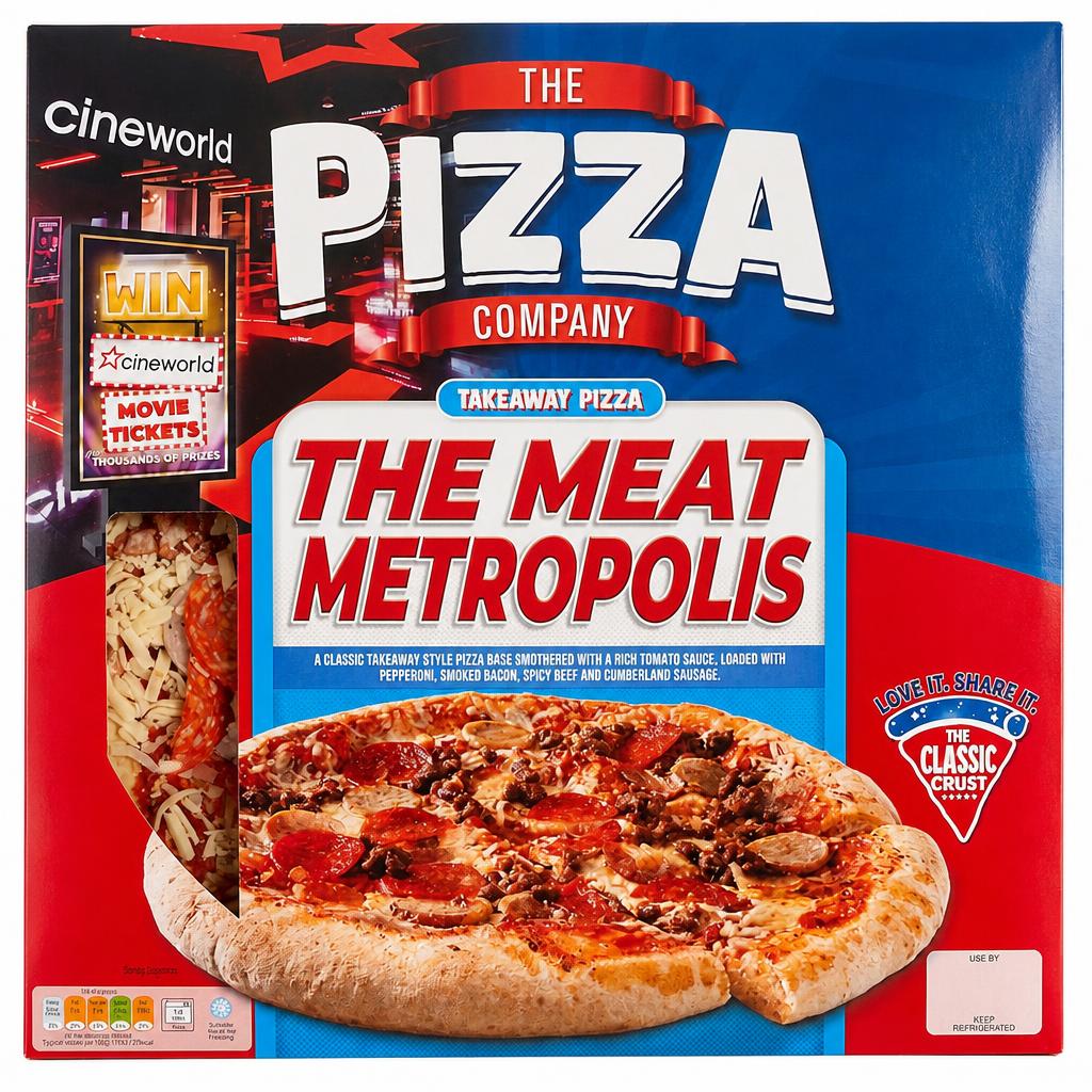 The Pizza Company Meat Metropolis Pizza 497g