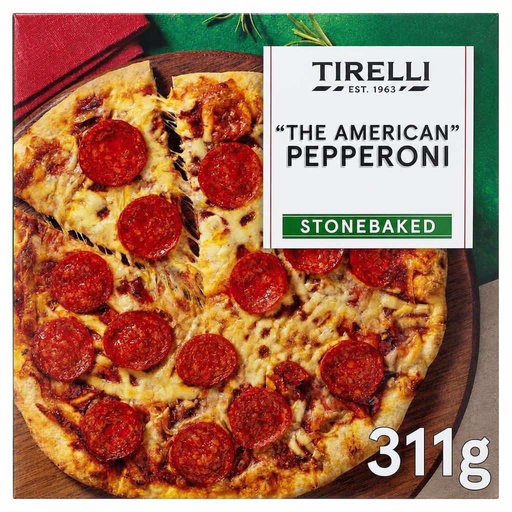 Tesco Stonebaked The American Pepperoni Pizza 311g