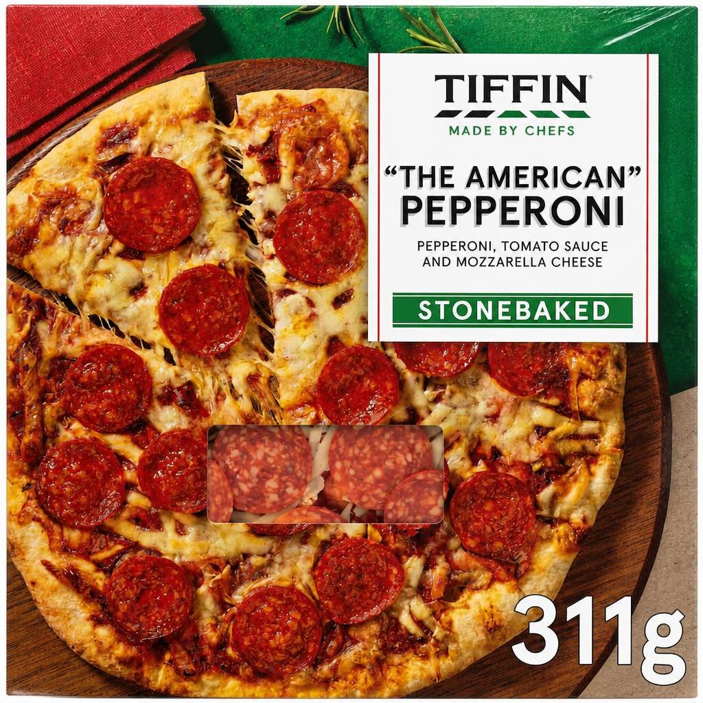 Tesco Stonebaked The American Pepperoni Pizza 311g