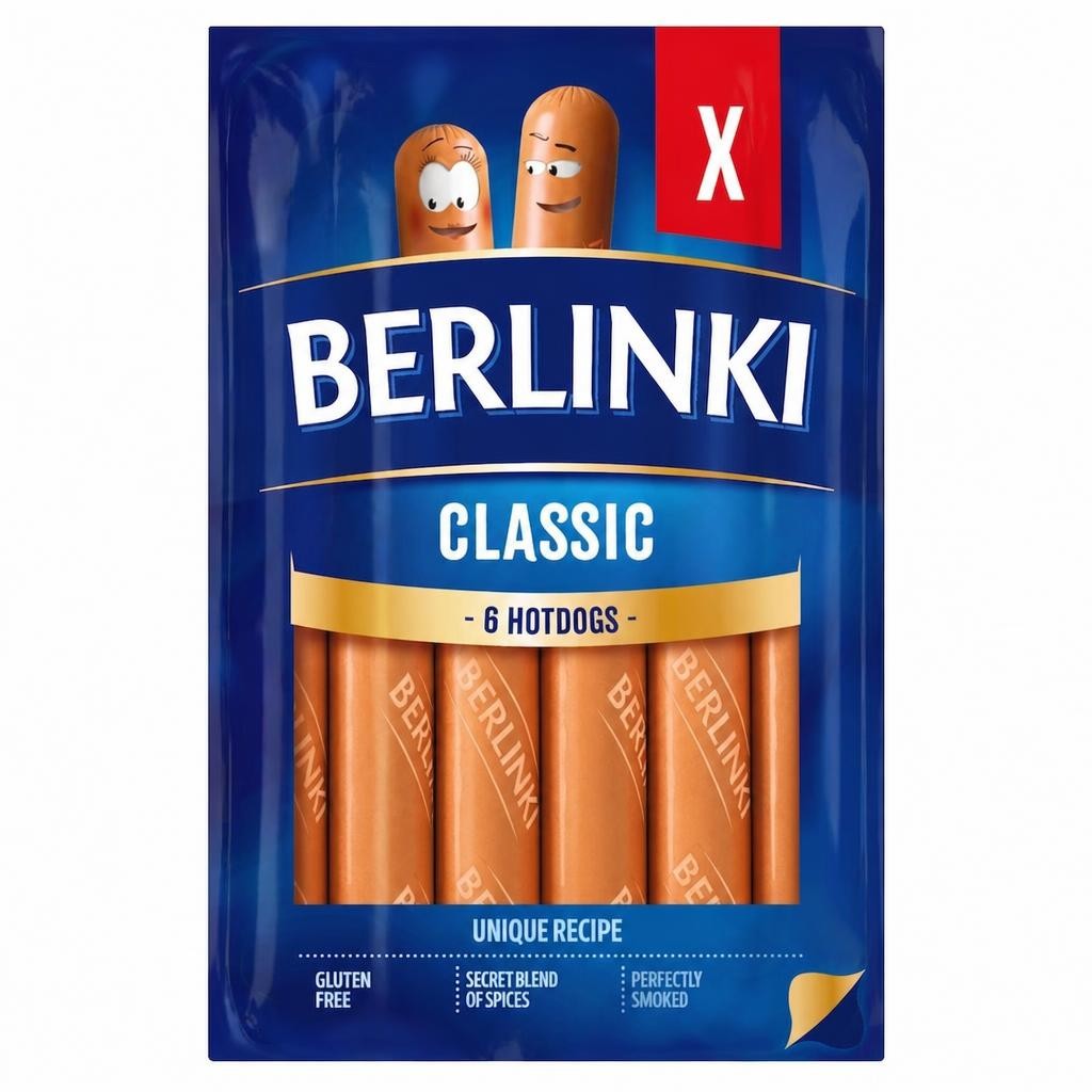 Berlinki Classic Hotdog 300g