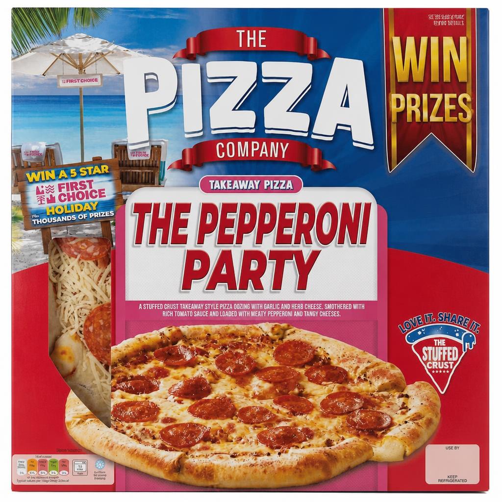 The Pizza Company Pepperoni Party Stuffed Crust Pizza 613G