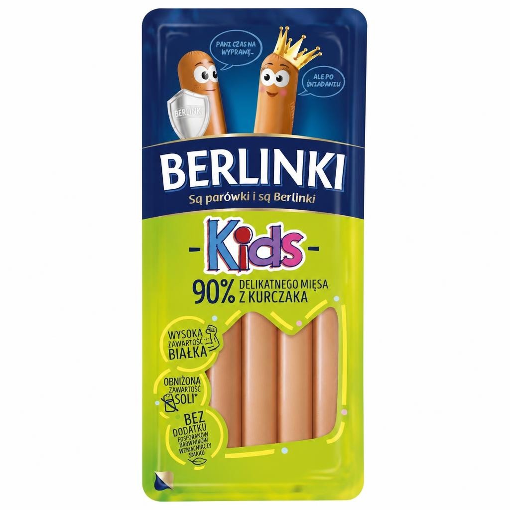 Berlinki Kids Chicken Hotdog, 130g