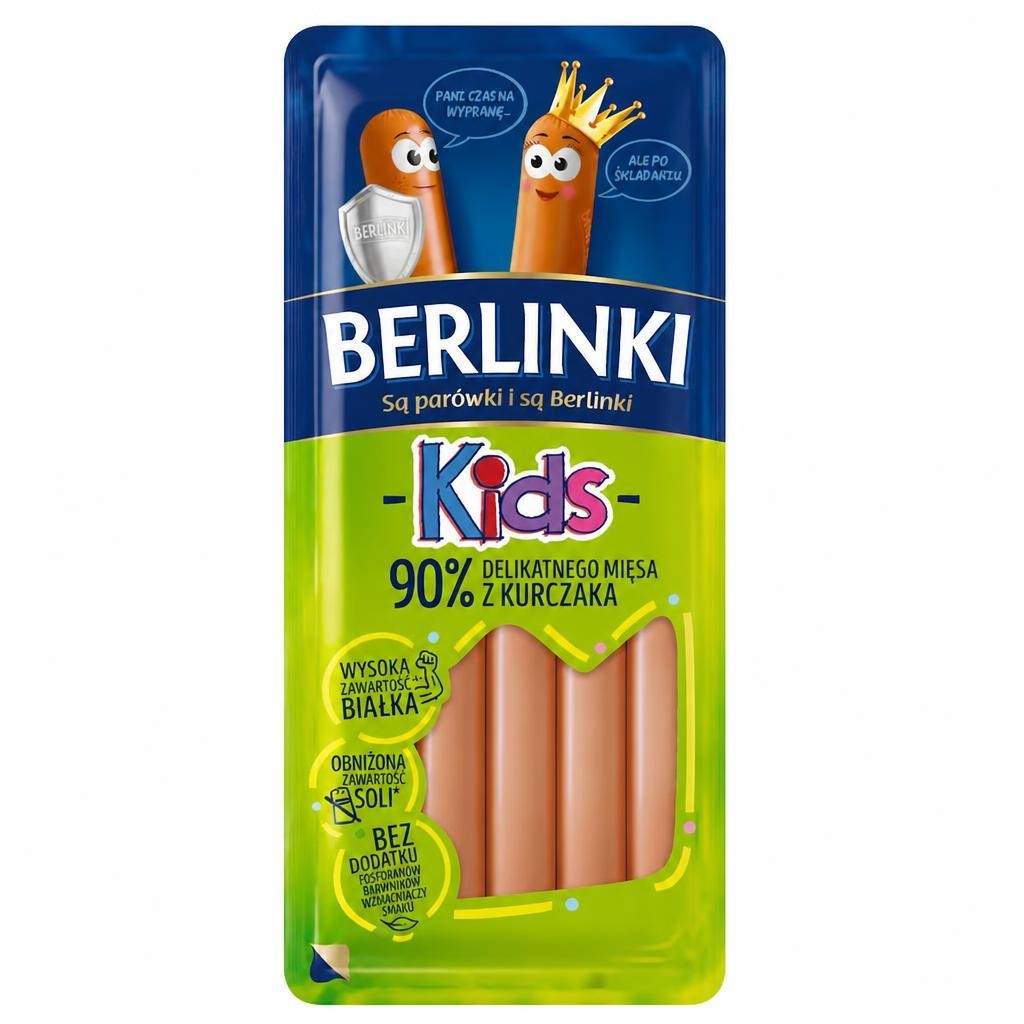 Berlinki Kids Chicken Hotdog, 130g