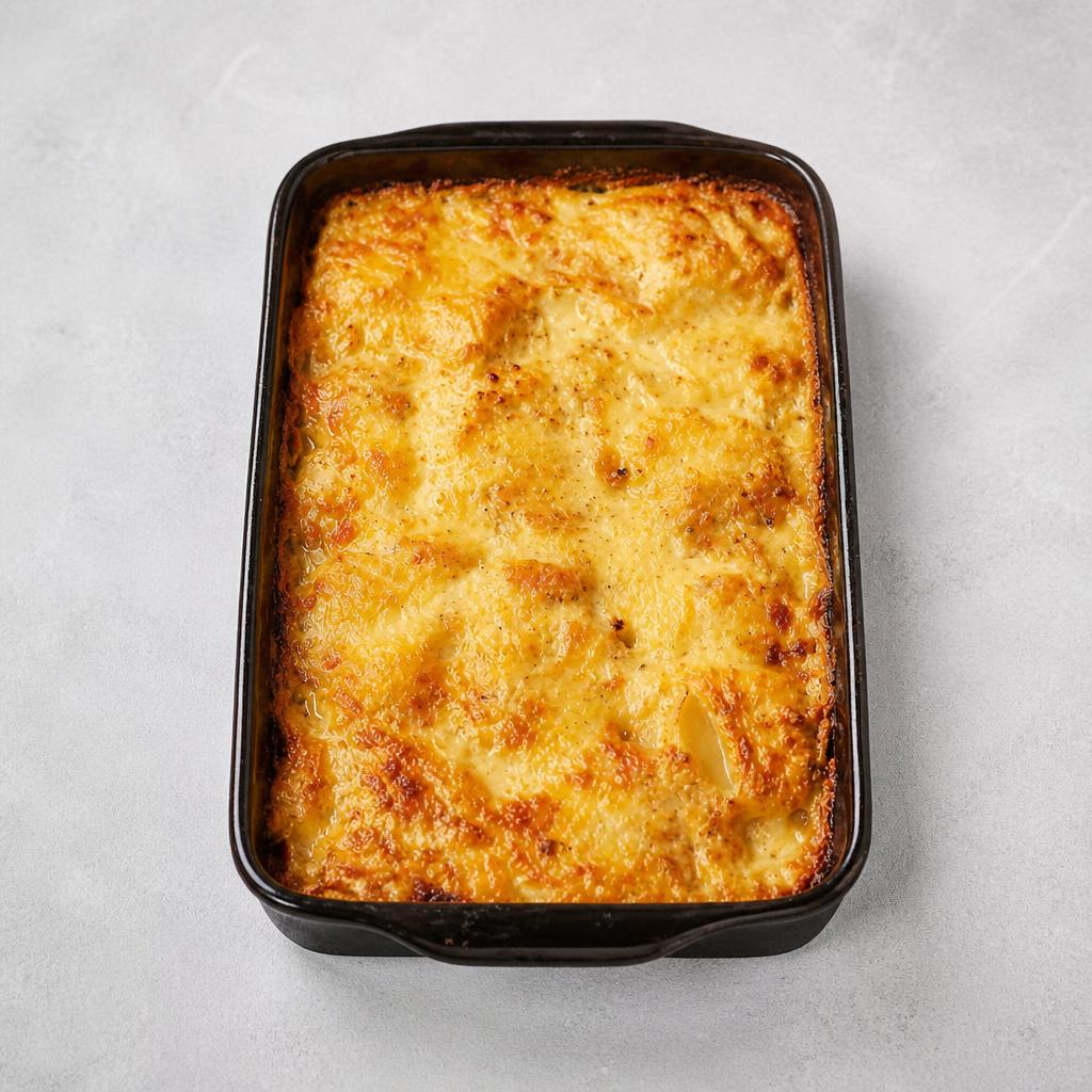 68. Tesco Finest Rarebit Dauphinoise Potatoes 800g (Serves 8)