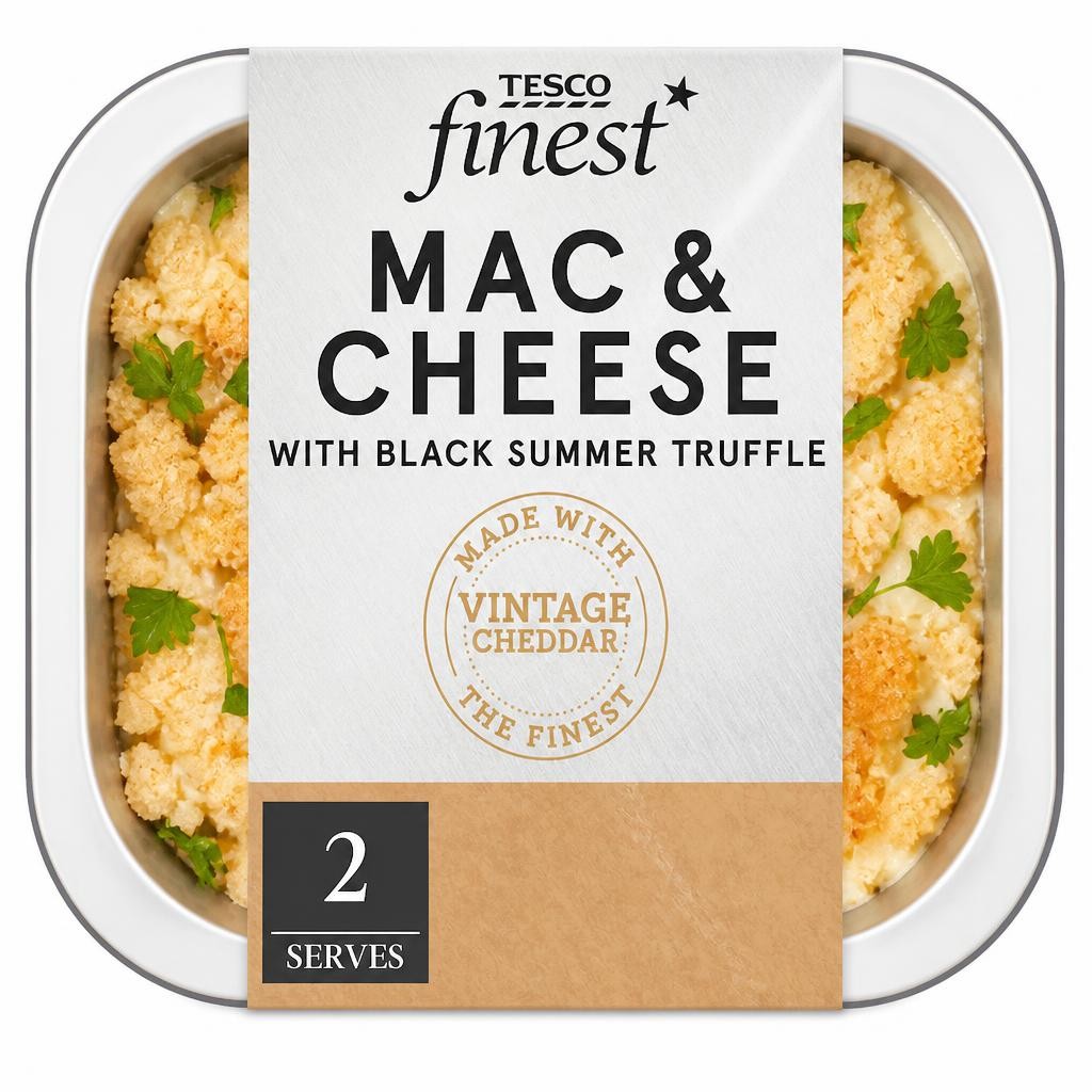 Tesco Finest Mac & Cheese with Black Summer Truffle 350g