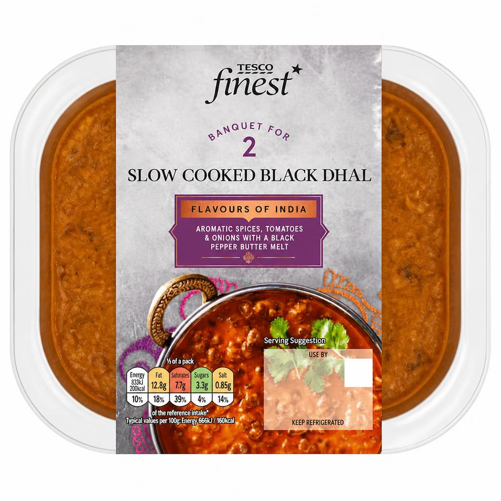Tesco Finest Slow Cooked Black Dhal 250g