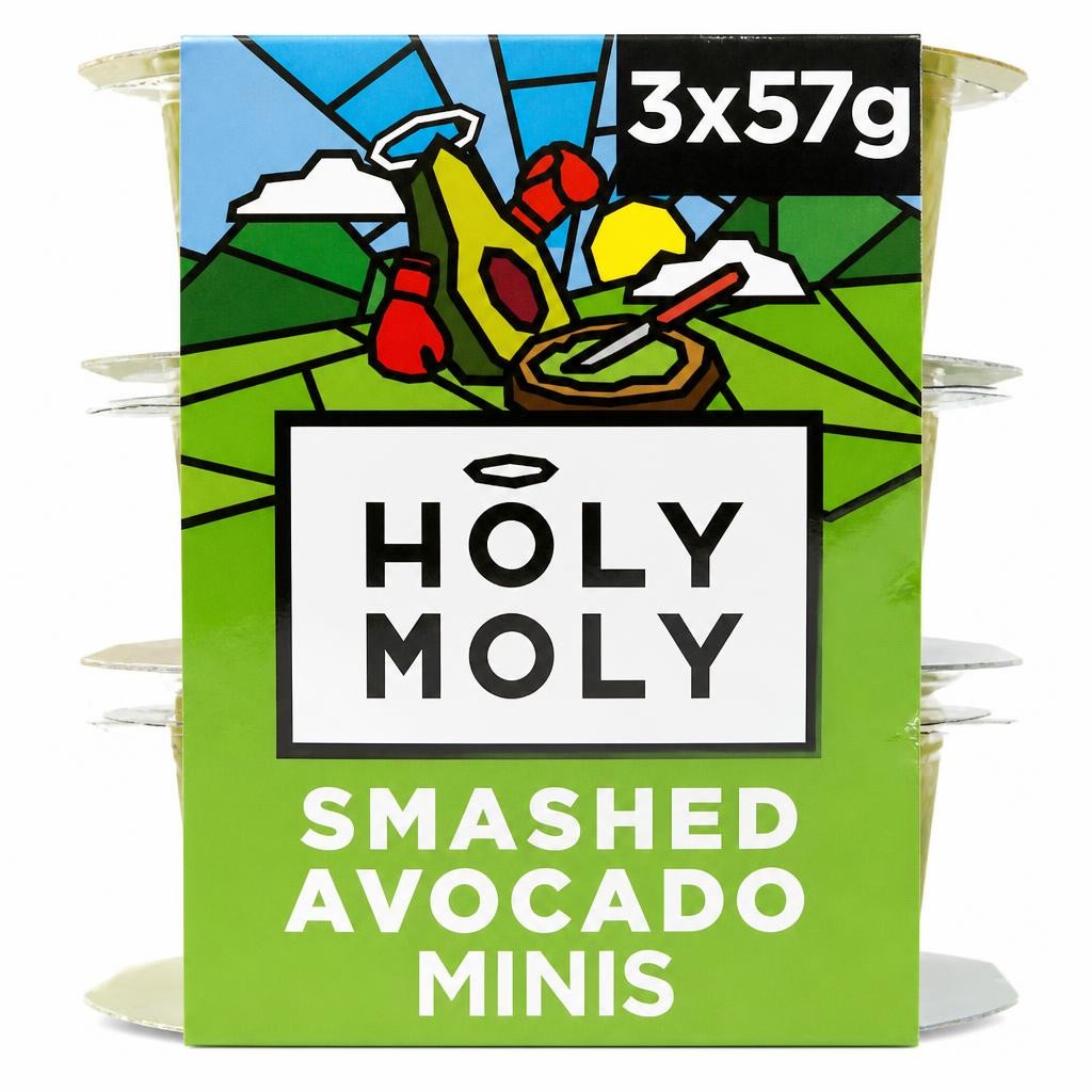 Holy Moly Smashed Avocado 3 x 57g