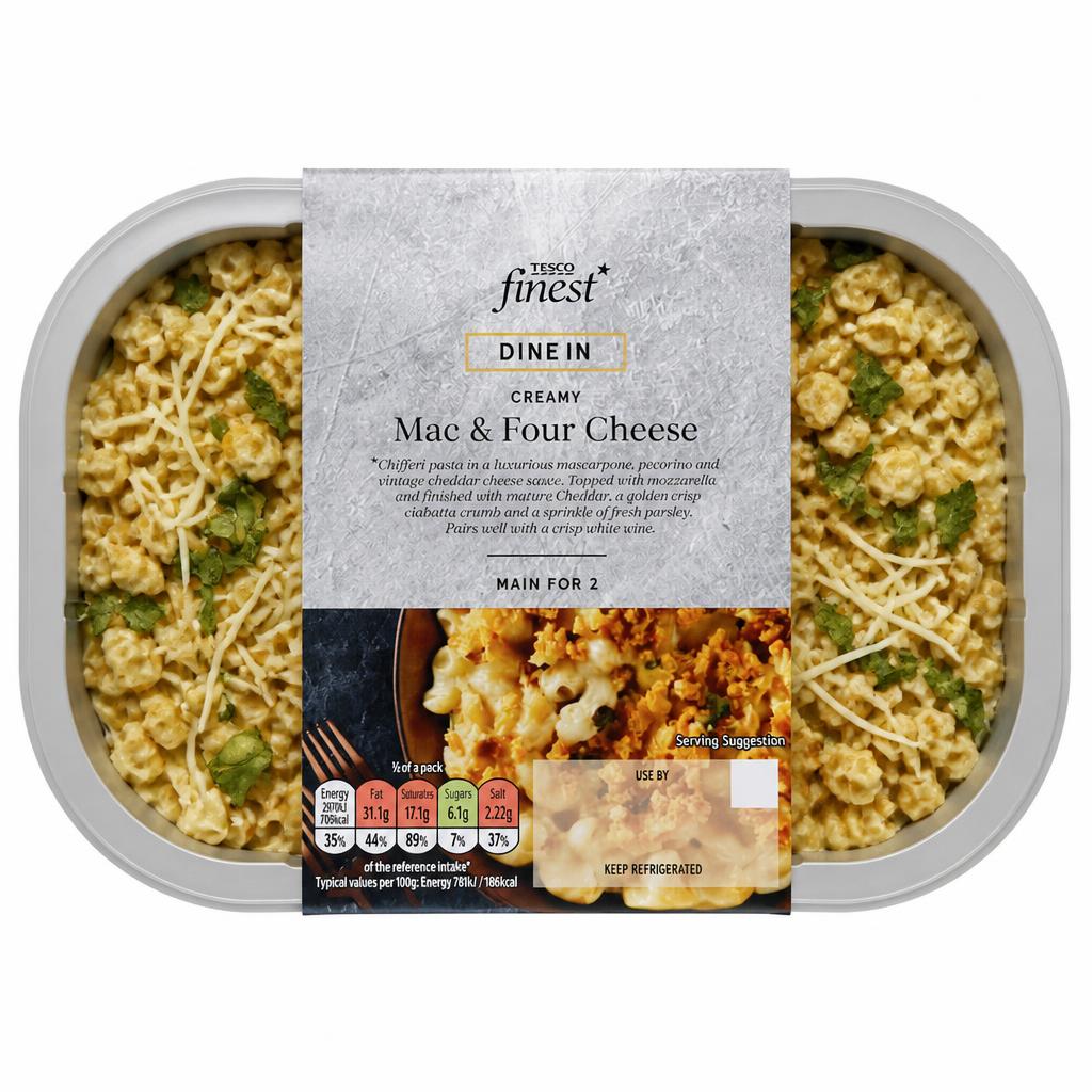 Tesco Finest Mac & Four Cheese 750g
