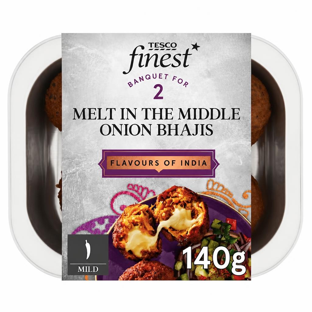 Tesco Finest Melt in the Middle Onion Bhaji 140g