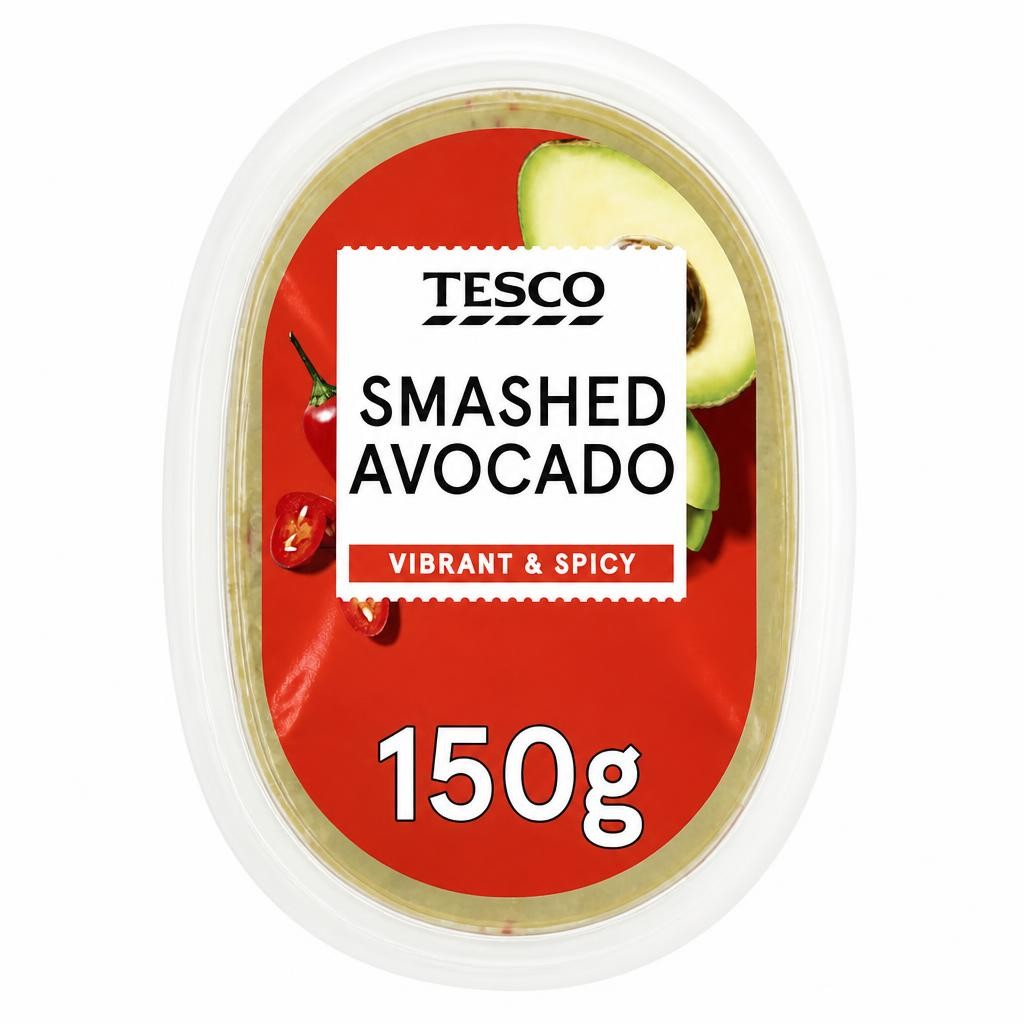 Tesco Smashed Avocado Vibrant & Spicy 150g