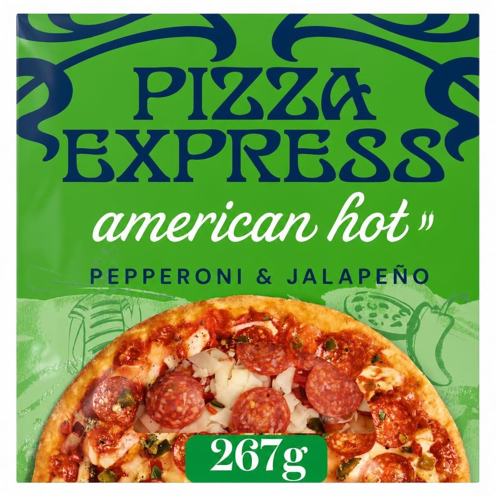Pizza Express American Hot Pepperoni & Jalapeno 230g