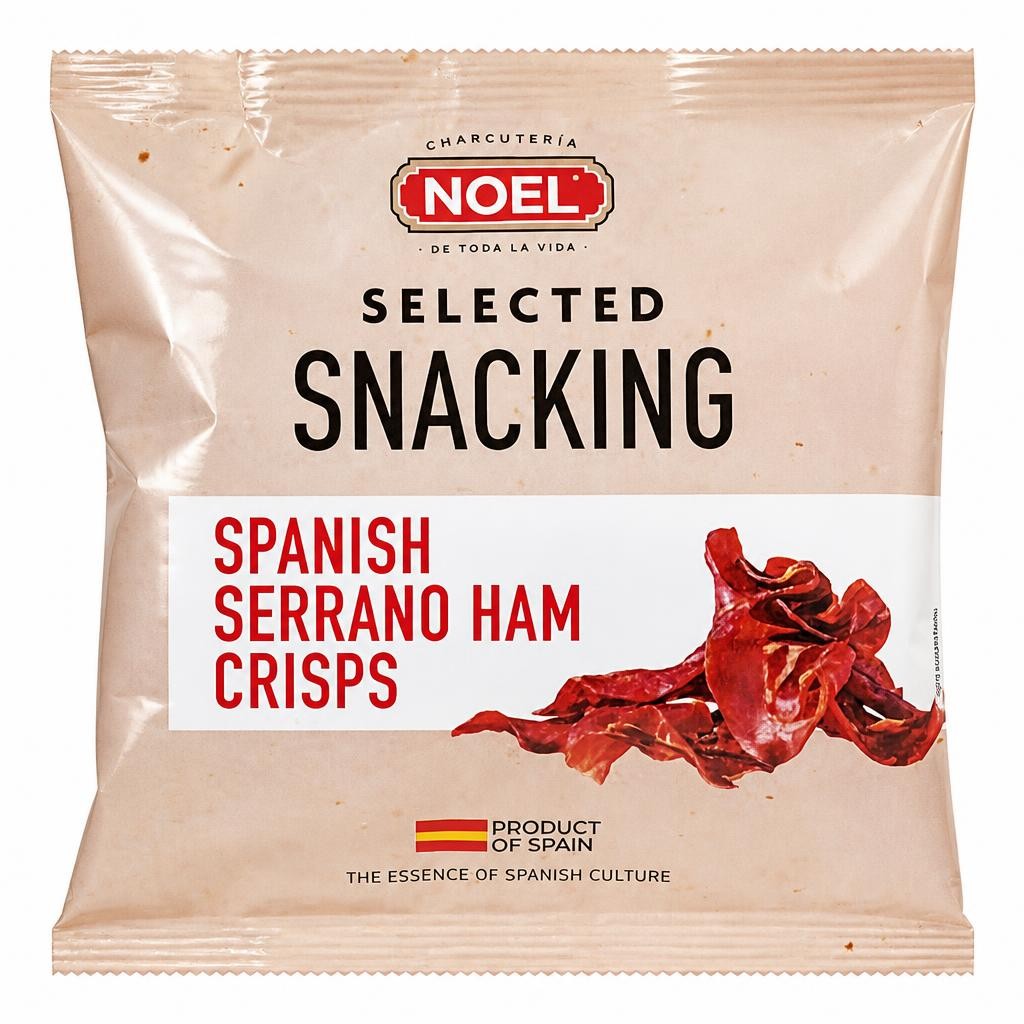 NOEL Spanish Serrano Ham Crisps 25g