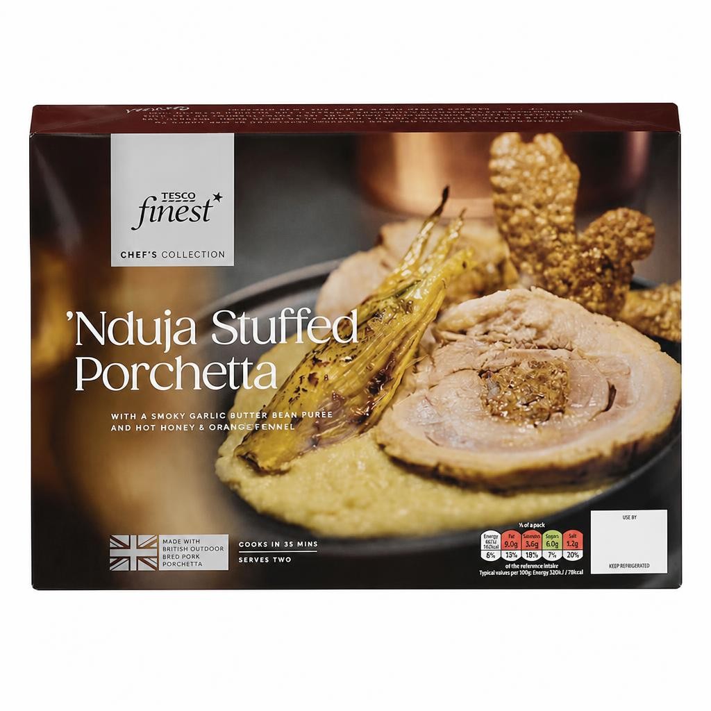 Tesco Finest Chef's Collection Nduja Porchetta 1100g