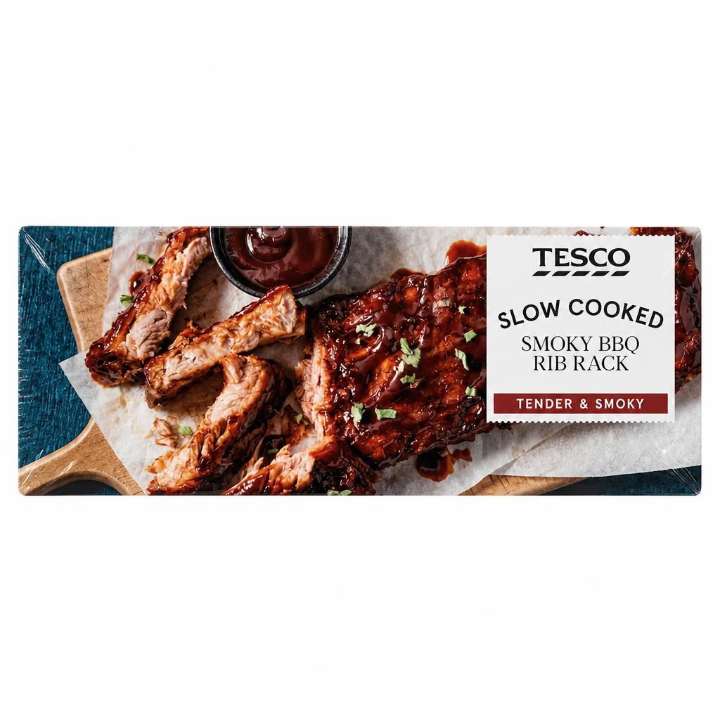 Tesco Smoky BBQ Rib Rack 460g