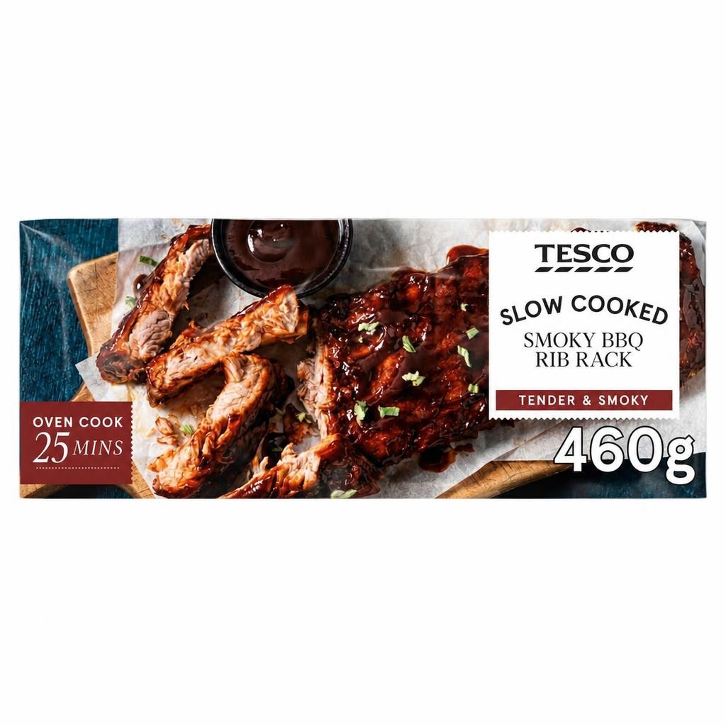 Tesco Smoky BBQ Rib Rack 460g