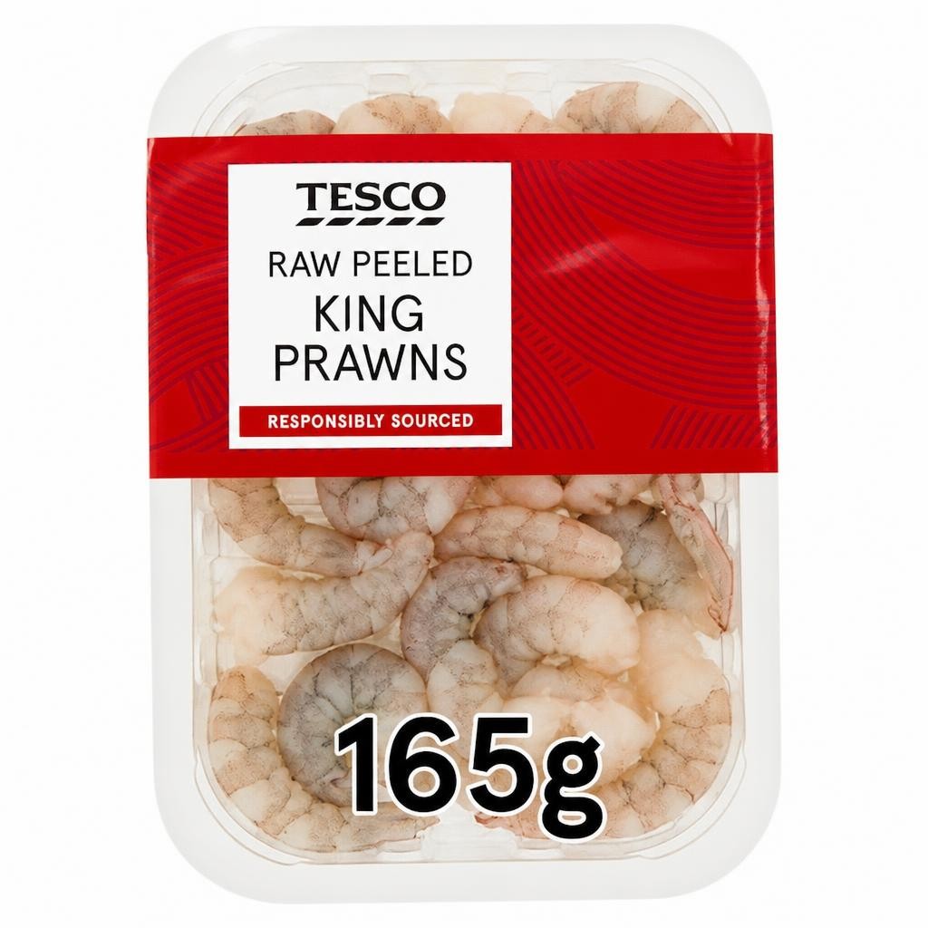 Tesco Raw King Prawns 165g