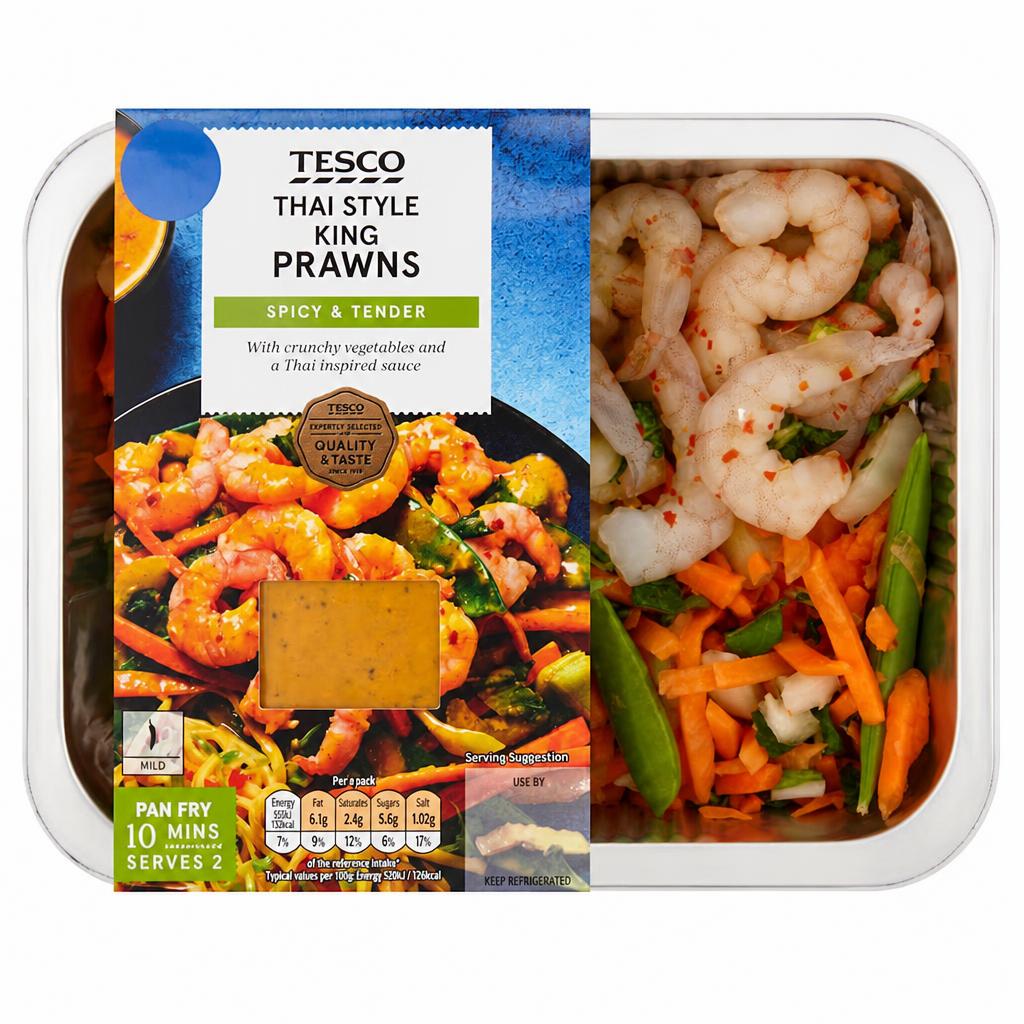 Tesco Thai Style King Prawns 320g