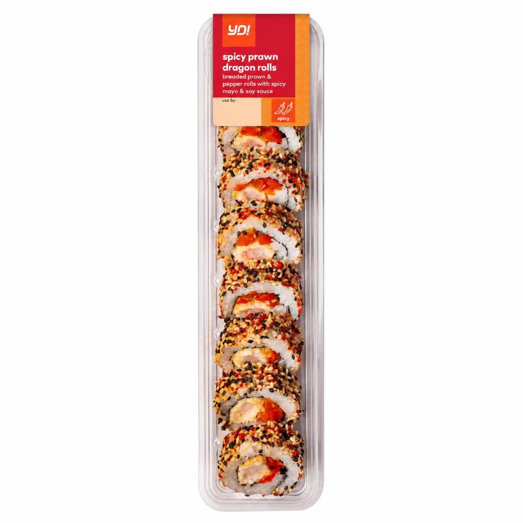 Yo! Spicy Prawn Dragon Roll 203G