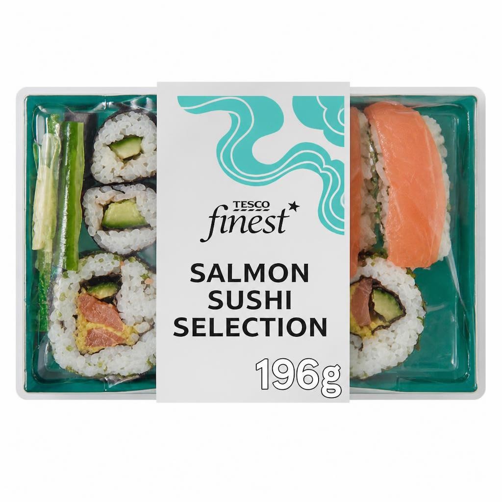 Tesco Finest Salmon Sushi Selection 196g
