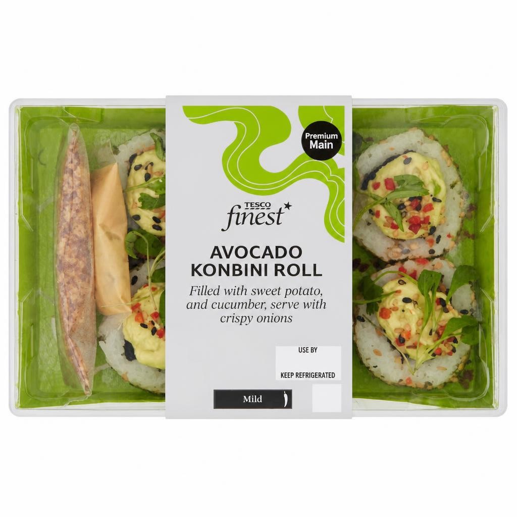 Tesco Finest Avocado Konbini Roll 192g