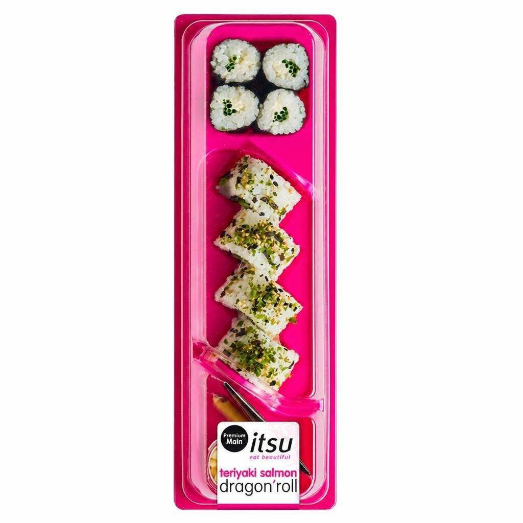 Itsu Teriyaki Salmon Dragon'Roll 184g